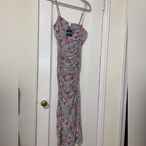 Floral Maxi dress with Slit